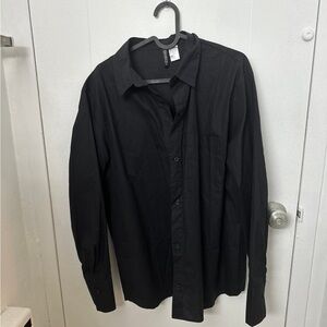 H&M oversized cotton poplin Shirt size S